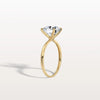 Liora Muse 3.00 Carat Round Cut 4 Prong Lab Grown Diamond Solitaire Ring 9K Gold