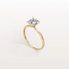 Liora Muse 3.00 Carat Round Cut 4 Prong Lab Grown Diamond Solitaire Ring 9K Gold