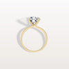 Liora Muse 3.00 Carat Round Cut 4 Prong Lab Grown Diamond Solitaire Ring 9K Gold
