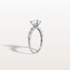 Liora Muse 1CT Round Solitaire Lab-grown Diamond Channel Set Engagement Ring in 10K Solid Gold