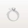 Liora Muse 1CT Round Solitaire Lab-grown Diamond Channel Set Engagement Ring in 10K Solid Gold