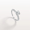 Liora Muse 1CT Round Solitaire Lab-grown Diamond Channel Set Engagement Ring in 10K Solid Gold