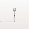 Liora Muse 1CT Round Solitaire Lab-grown Diamond Channel Set Engagement Ring in 10K Solid Gold