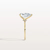 Liora Muse 3CT Lab-Grown Diamond Pear Engagement Ring in 10K Solid Gold