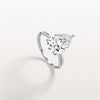 Liora Muse 3CT Pear Lab Diamond Engagement Ring–Twisted 9K Gold Band
