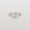 Liora Muse 1CT Lab-Grown Diamond Pear Engagement Ring in 10K Solid Gold
