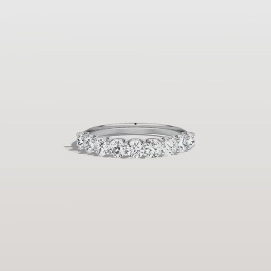 Liora Muse 1CTW Lab-Grown Diamond Anniversary Ring in 925 Sterling Silver
