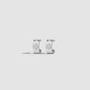 Liora Muse 0.18 Carat Four-Leaf Clover Lab Grown Diamond Hoop Earrings 9k Gold