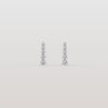 10K Solid Gold Round Dangle Earring With Lab-Grown Diamond
