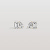 Liora Muse 12 Carat Emerald and Pear Cut Toi et Moi Lab Grown Diamond Stud Earrings (6 ct each side)
