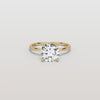 Liora Muse 2.00 Carat Round Cut 4 Prong Lab Grown Diamond Solitaire Ring 9K Gold