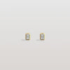 Lab Diamond Hexagon Bezel Studs
