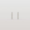 10K Gold Dangle Stud Earring With Lab Diamond