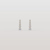 10K Solid Gold Round Dangle Earring With Lab-Grown Diamond