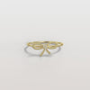 Bow Ring With Lab Diamond