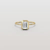 Ivy丨1CT Solitaire Bezel Set Lab Diamond Engagement Ring