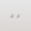 Liora Muse 0.60 Carat Hexagon Bezel Lab Grown Diamond Stud Earrihngs (0.30 ct each side) 9k Solid Gold