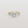 Liora Muse 1CT Twisted Engagement Ring with Round Lab Grown Diamond in 10K Solid Gold