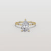 Liora Muse 2CT Lab-Grown Diamond Pear Engagement Ring in 10K Solid Gold