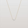 Liora Muse Pear Lab Grown Diamond Cluster Necklace