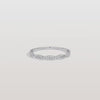 Liora Muse 0.16 Carat Twisted Pave Lab Grown Diamond Stackable Bridal Ring Band 9k Solid Gold