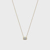 Liora Muse 0.5CT Lab Grown Diamond Bezel Set Pendant Neckalce In 9K Solid Gold