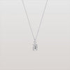 Liora Muse 1CT Emerald Cut Lab Diamond Pendant Necklace In 10K Solid Gold