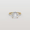 Liora Muse 3.00 Carat Round Cut 4 Prong Lab Grown Diamond Solitaire Ring 9K Gold