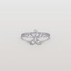 Liora Muse 0.51 Carat 5-Pedal Floral Pear Cut (5PC) Lab Grown Diamond Ring 9k Solid Gold