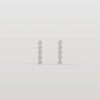10K Gold Dangle Stud Earring With Lab Diamond