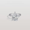 Liora Muse 3CT Pear Lab Diamond Engagement Ring–Twisted 9K Gold Band