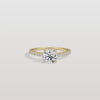 Liora Muse 1CT Lab Diamond Pave Hidden Halo Ring-Cathedral Ring in 10K Solid Gold