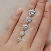 Liora Muse Round cut Lab Diamond Twisted Engagement Ring